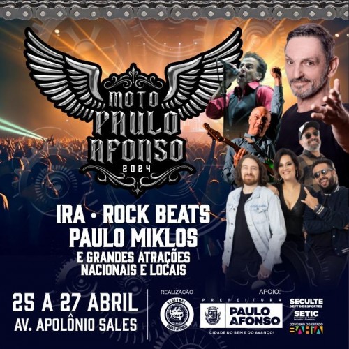 [De 25 a 27 de abril Moto Paulo Afonso reúne motociclistas de todo o país com programação musical e aquece a economia local]