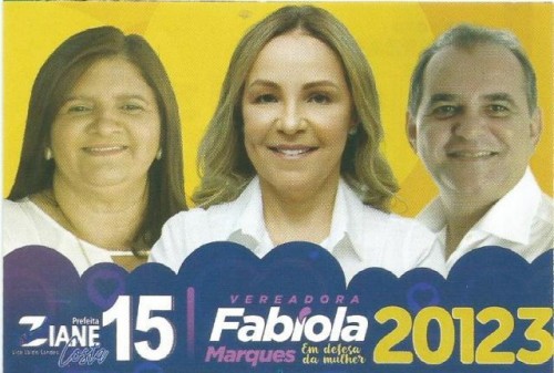 [DELMIRO GOUVEIA: VEREADORA FABÍOLA MARQUES, PSC, Nº 20123]