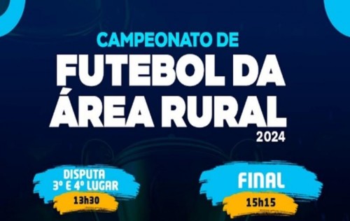 [Lagoa da Pedra x Barrinha disputam a final do Campeonato de Futebol da Área Rural 2024]