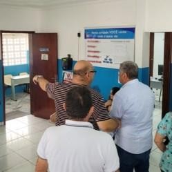 [Marcondes visita PSF Senhor do Bonfim e acompanha informatização da saúde com telemedicina e marcação de procedimentos on-line]