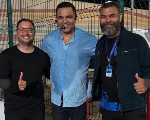 [Mário Galinho comemora o sucesso do São Pedro do BTN]