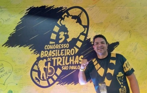 [Messon, futuro secretário de Turismo de Paulo Afonso, participa do 3º Congresso Brasileiro de Trilhas em São Paulo]