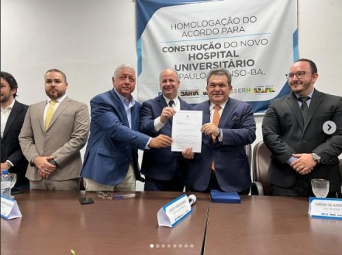 [MOMENTO HISTÓRICO PARA PAULO AFONSO: HOMOLOGAÇÃO DO ACORDO PARA A CONSTRUÇÃO DO NOVO HOSPITAL UNIVERSITÁRIO]