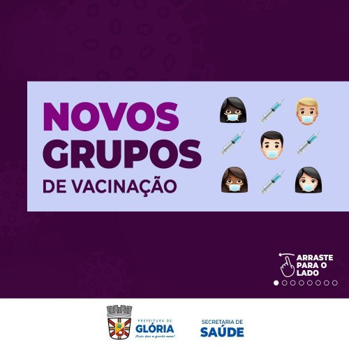 [Novos grupos de vacinação em Glória - BA]