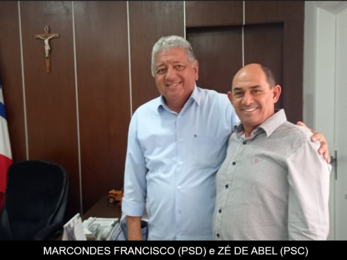 [PREFEITO DE PAULO AFONSO-BA, EM EXERCÍCIO, MARCONDES FRANCISCO (PSD), RECEBE O PRESIDENTE DO LEGISLATIVO MUNICIPAL, VEREADOR ZÉ DE ABEL (PSC)]